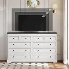 Commode à 10 tiroirs, grande commode à 55 tiroirs en bois et chiffonnier