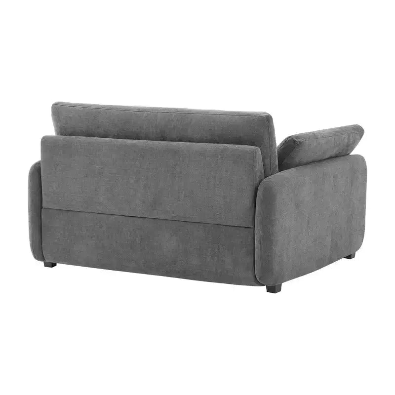 Fauteuil d'appoint moderne surdimensionné en chenille colorblock, grand canapé profond avec oreillers
