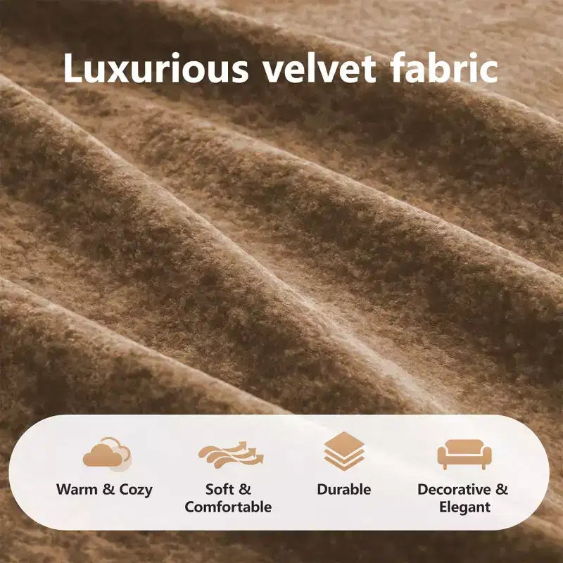 Tissu en velours doux en forme de L, dessous en éponge haute densité 32D, dessous ergonomique, conception antidérapante, ottoman mobile gratuit