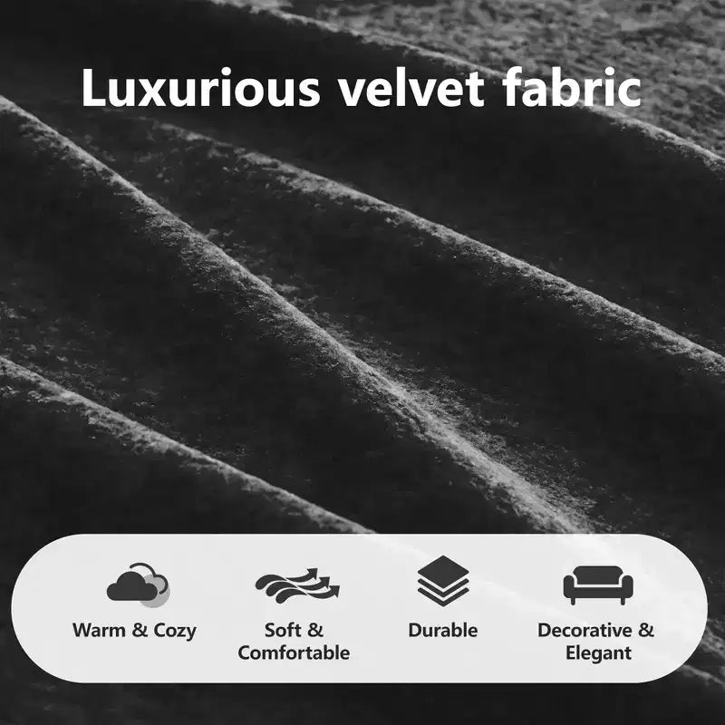 Tissu en velours doux en forme de L, dessous en éponge haute densité 32D, dessous ergonomique, conception antidérapante, ottoman mobile gratuit