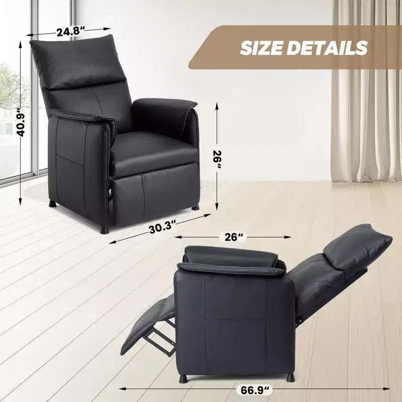 Fauteuil inclinable électrique avec massage et chauffage pour le salon ou le bureau