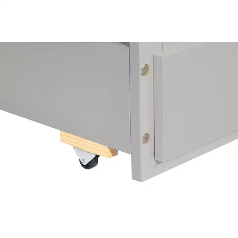 Lit mezzanine complet avec bureau sous le lit en pin massif peu encombrant