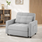 Canapé-lit convertible 3-en-1, Canapé-chaise dépliable, Lit pliant convertible pour salon