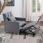Fauteuil Lit Convertible 3 en 1, Noir