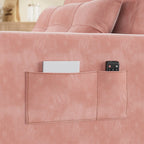 Canapé-lit convertible 3-en-1, Canapé-chaise dépliable, Lit pliant convertible pour salon