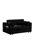 Canapé convertible 54 pouces avec lit gigogne, double assise, fonction relax