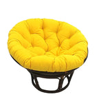 Fauteuil Papasan en rotin de 42 pouces avec coussin en sergé