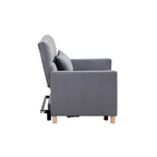 Fauteuil Lit Convertible 3 en 1, Noir