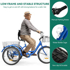 26 Tricycle Adulte 3 Roues 7 Vitesses