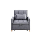 Fauteuil Lit Convertible 3 en 1, Noir