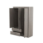 Armoire 3 portes avec 2 tiroirs