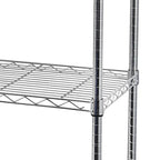 Étagère métallique à 5 niveaux avec roulettes - (59,06 x 17,72 x 70,87)
