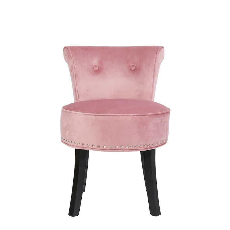 Tabouret de Coiffeuse en Bois Massif de 69,85 cm de haut - 69,85 H X 48,26 L X 29,97 P