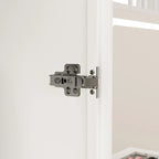 47,2 Grande Armoire LED Lumineuse Placard à Portes en Verre Entièrement en Verre