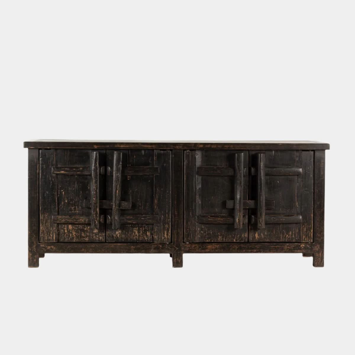 Armoire à portes en orme – Fusion d'un design contemporain et rustique, cette pièce apporte des éléments naturels bruts, texturés et terreux à votre intérieur pour...