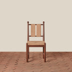 Chaise de salle à manger - Dotée d'un piètement en bois massif ancré et d'un dossier en corde tressée à la main et d'une assise en motif de jonc, elle s'intègre facilement dans les intérieurs classiques comme...