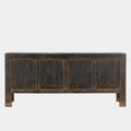 Buffet en orme "Door" - Classique et neutre, ce meuble est doté de portes avec étagères et poignées en laiton antique. Le buffet en orme se prête à un...