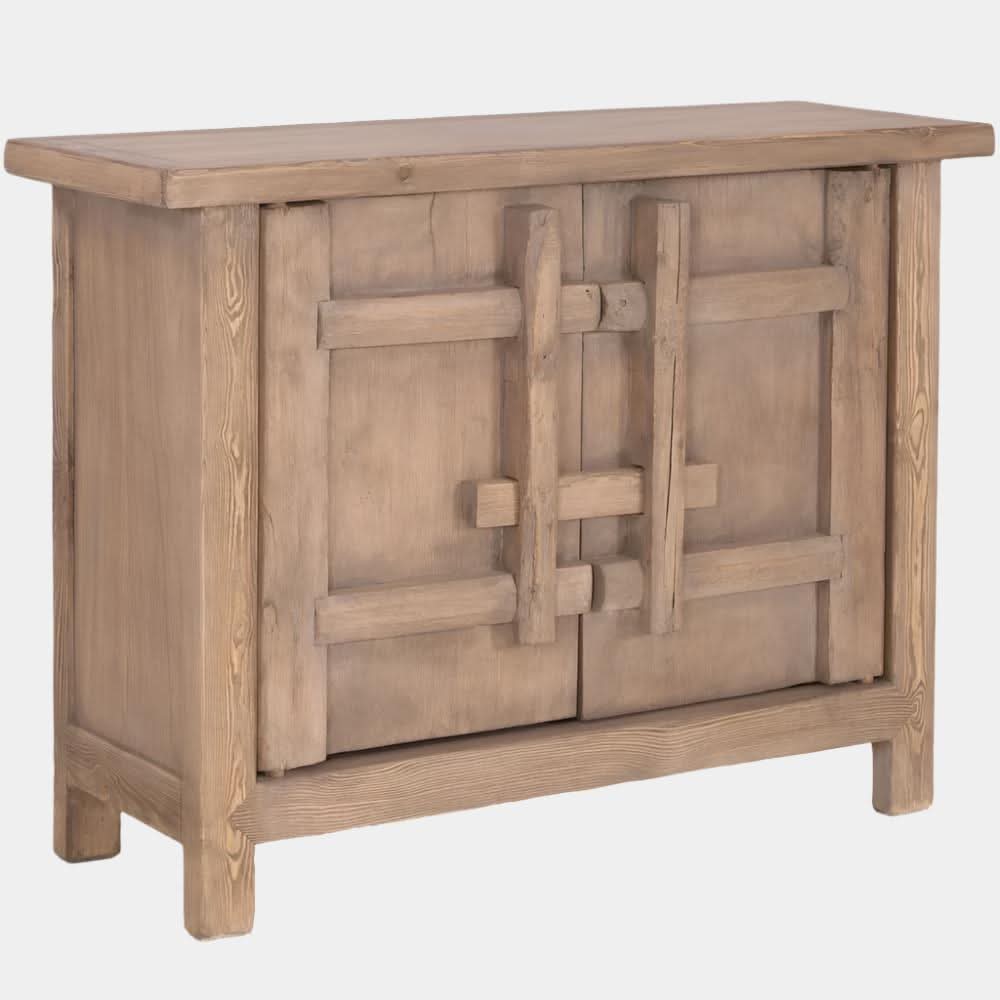 Meuble en orme - Fusion de design contemporain et rustique, cette pièce apporte à l'intérieur des éléments naturels terreux, bruts et texturés pour ancrer...