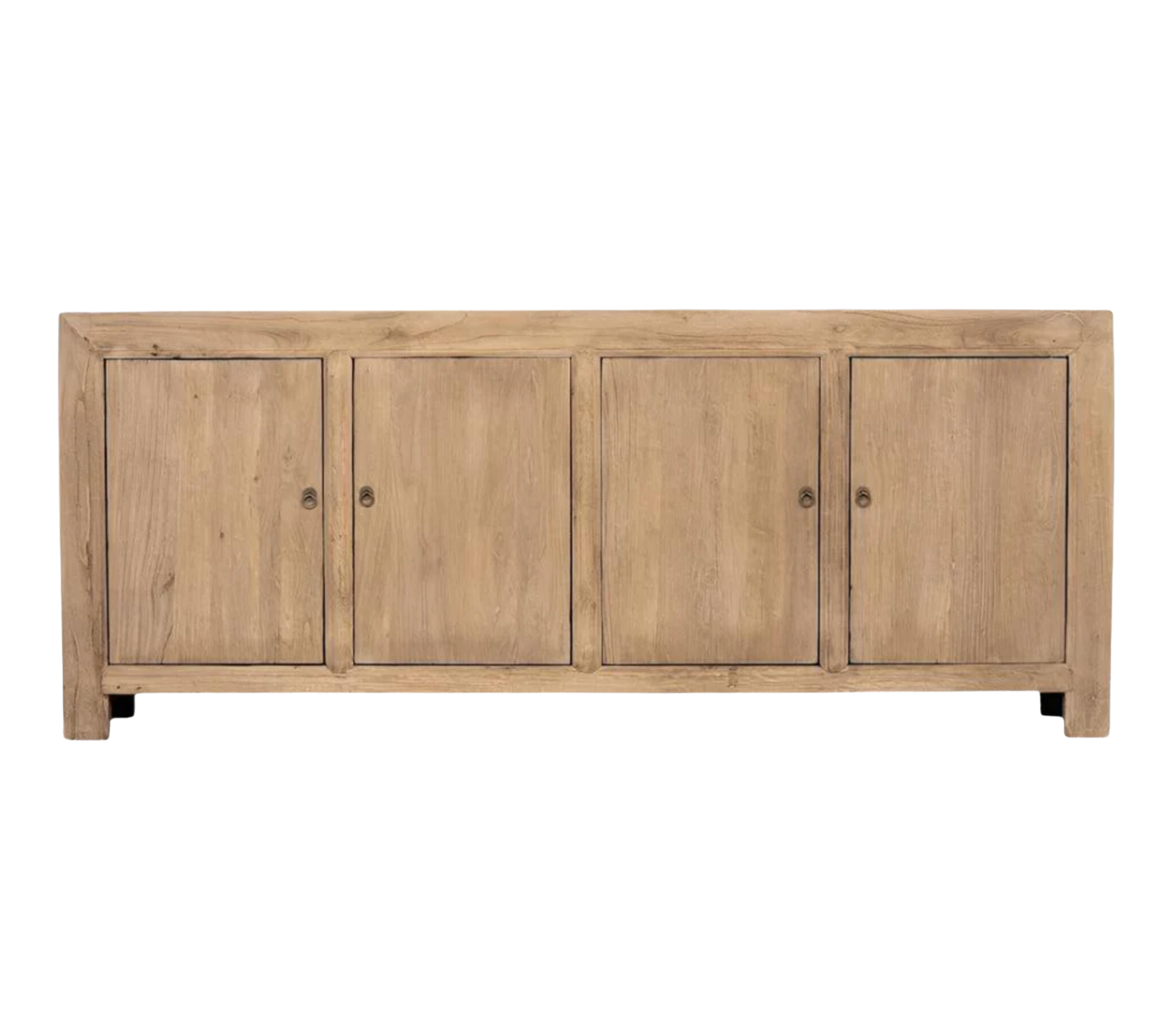 Buffet en orme – classique et neutre, cette pièce est dotée de portes avec étagères munies d'une poignée en laiton antique, le buffet en orme se prête à une gamme de...