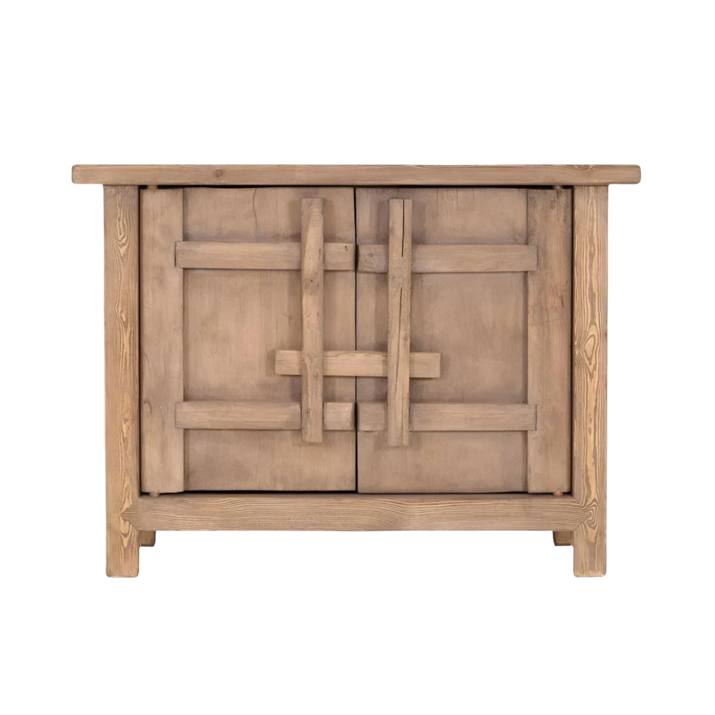 Meuble en orme - Fusion de design contemporain et rustique, cette pièce apporte à l'intérieur des éléments naturels terreux, bruts et texturés pour ancrer...