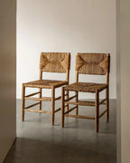 Chaise de salle à manger - à l'aise autour d'une table de ferme ou dans une salle à manger raffinée, les proportions épurées et les matériaux naturels de la chaise créent un style intemporel...