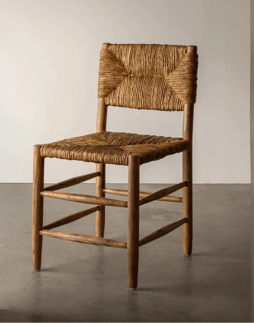 Chaise de salle à manger - à l'aise autour d'une table de ferme ou dans une salle à manger raffinée, les proportions épurées et les matériaux naturels de la chaise créent un style intemporel...