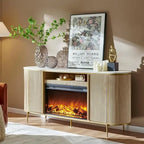 70 Meuble TV moderne de luxe avec cheminée, Centre de divertissement, Console TV