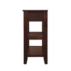 Table console de 42 po avec tiroirs et étagères à niveaux