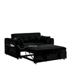 Canapé convertible 54 pouces avec lit gigogne, double assise, fonction relax