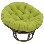 Fauteuil Papasan en rotin de 42 pouces avec coussin en sergé