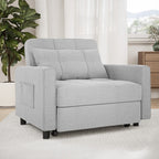 Canapé-lit convertible 3-en-1, Canapé-chaise dépliable, Lit pliant convertible pour salon