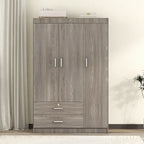 Armoire 3 portes avec 2 tiroirs