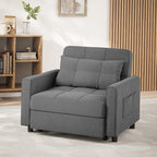 Canapé-lit convertible 3-en-1, Canapé-chaise dépliable, Lit pliant convertible pour salon