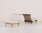 Chaise – CONSTRUCTION EN BOIS MASSIF à partir d'une seule pièce de bois dur tropical. Pièce de PATRIMOINE ARTISANAL sculptée individuellement mettant en valeur des techniques traditionnelles...