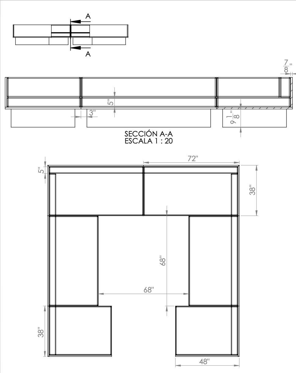 Canapé d'angle en U – Doté d'une base robuste en bois au fini riche et naturel, il est associé à des coussins moelleux en cuir synthétique blanc qui...