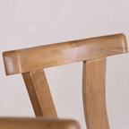 Chaise - Naturel - DOS ERGONOMIQUE pour un confort ergonomique tout en conservant les formes architecturales primitives Design - silhouette brutaliste...