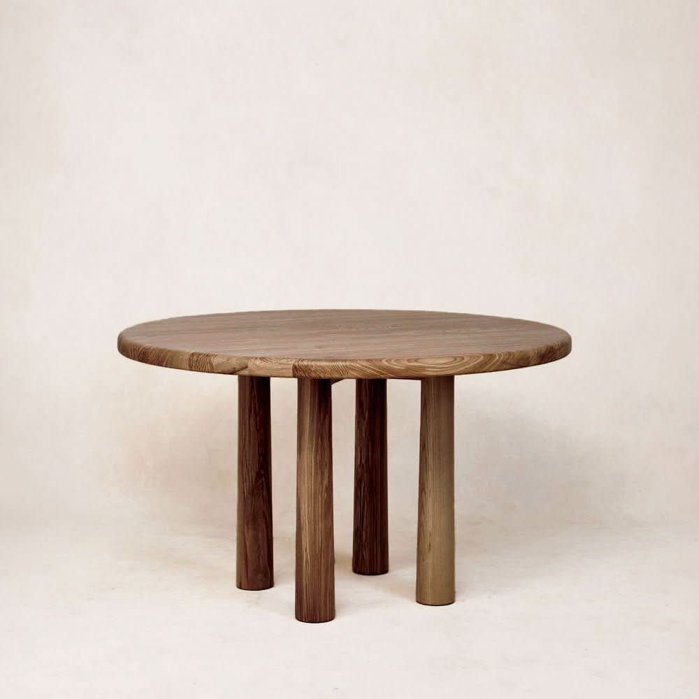 Table à manger ronde  - Mocha - après ça les lignes la la Table fait toujours l'unanimité