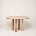 Table à manger ronde - Naturel - la Table est une valeur sûre