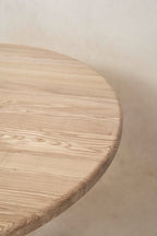 Table à manger ronde - Naturel - la Table est une valeur sûre
