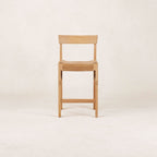 Tabouret de comptoir – Naturel – Le cuir de couleur beige a été inspiré par l'art du XIIIe siècle d'une technique de teinture traditionnelle qui extrait la couleur de...